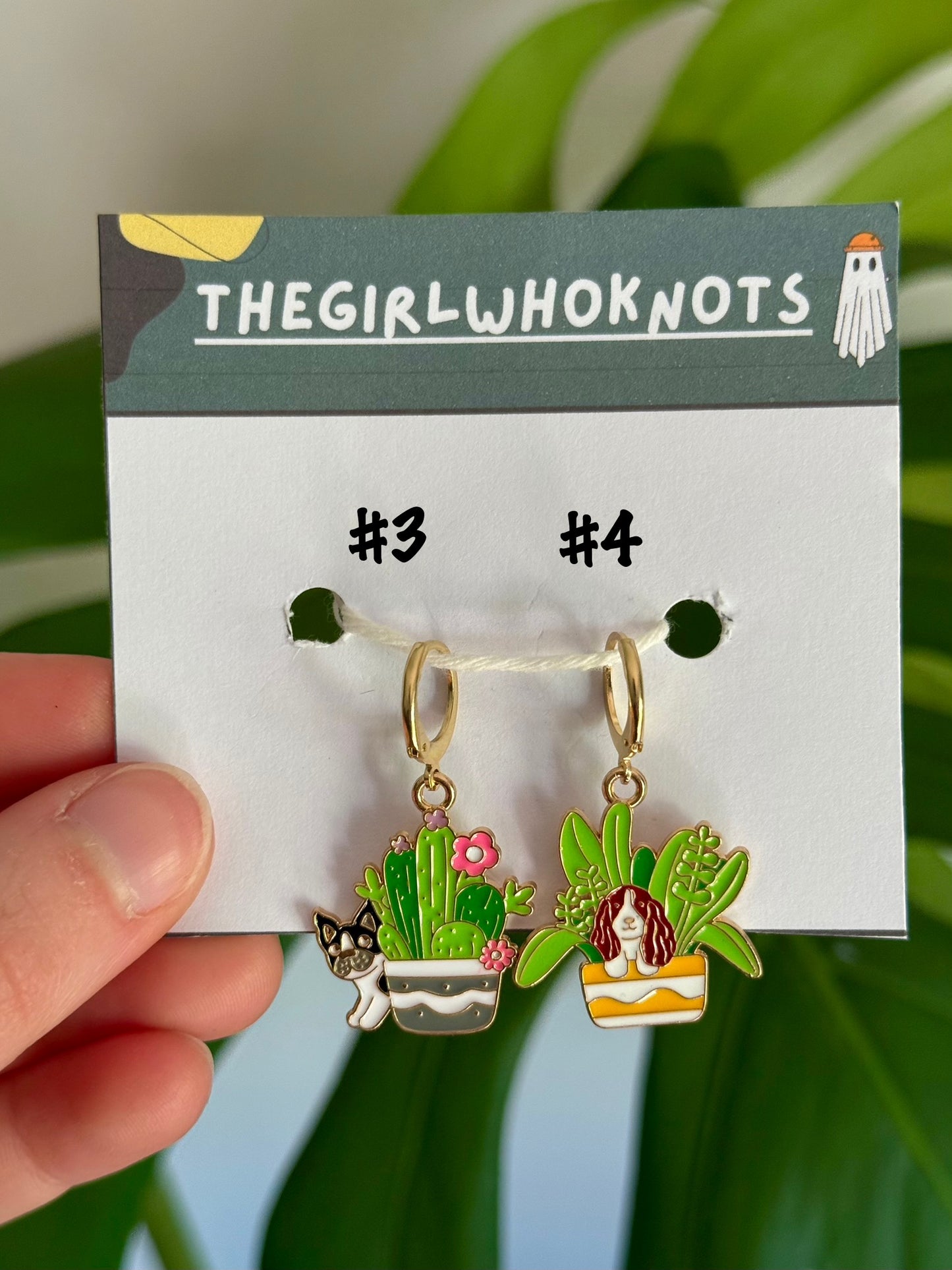 Pup Plant Stitch Markers
