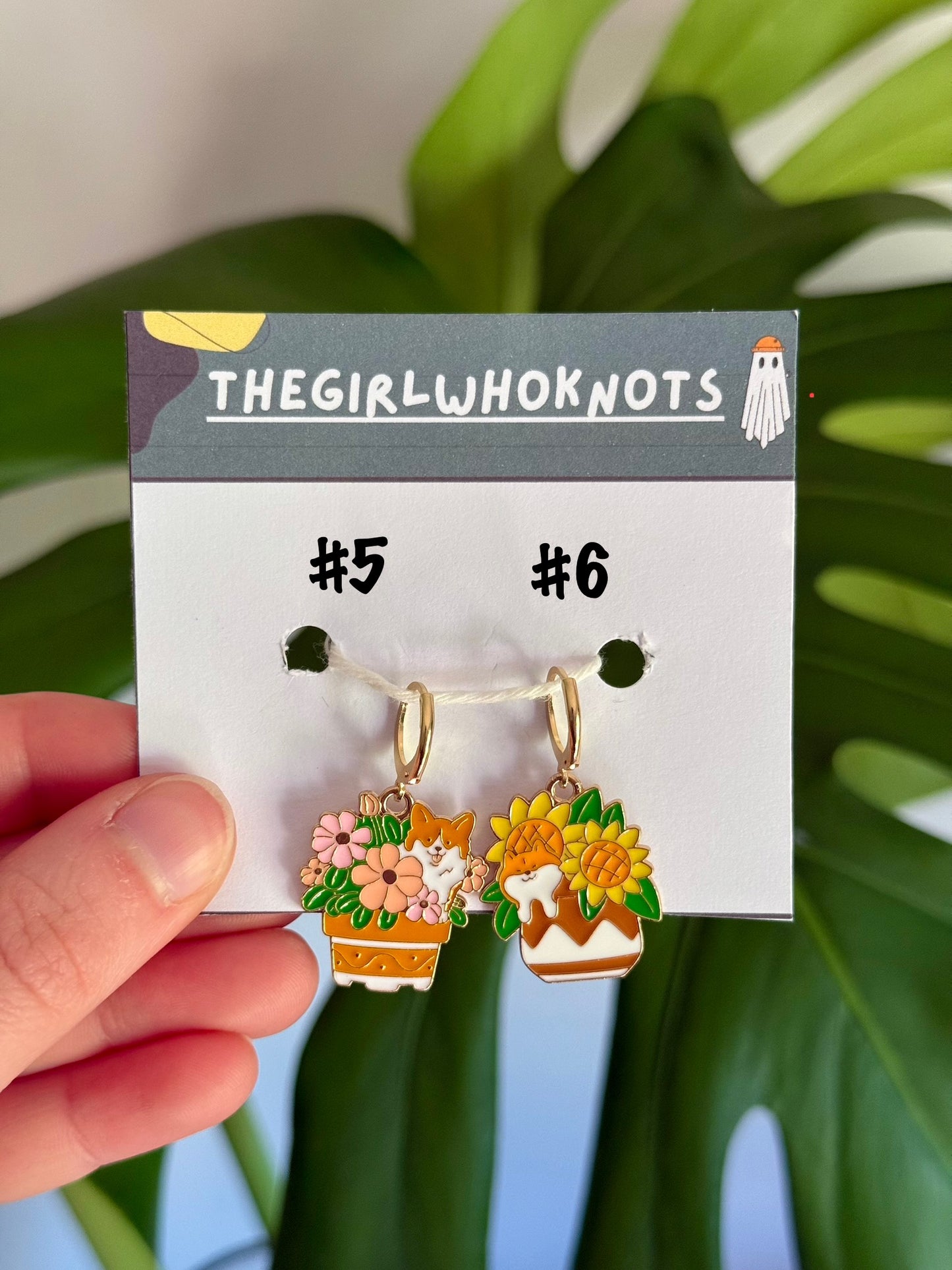 Pup Plant Stitch Markers
