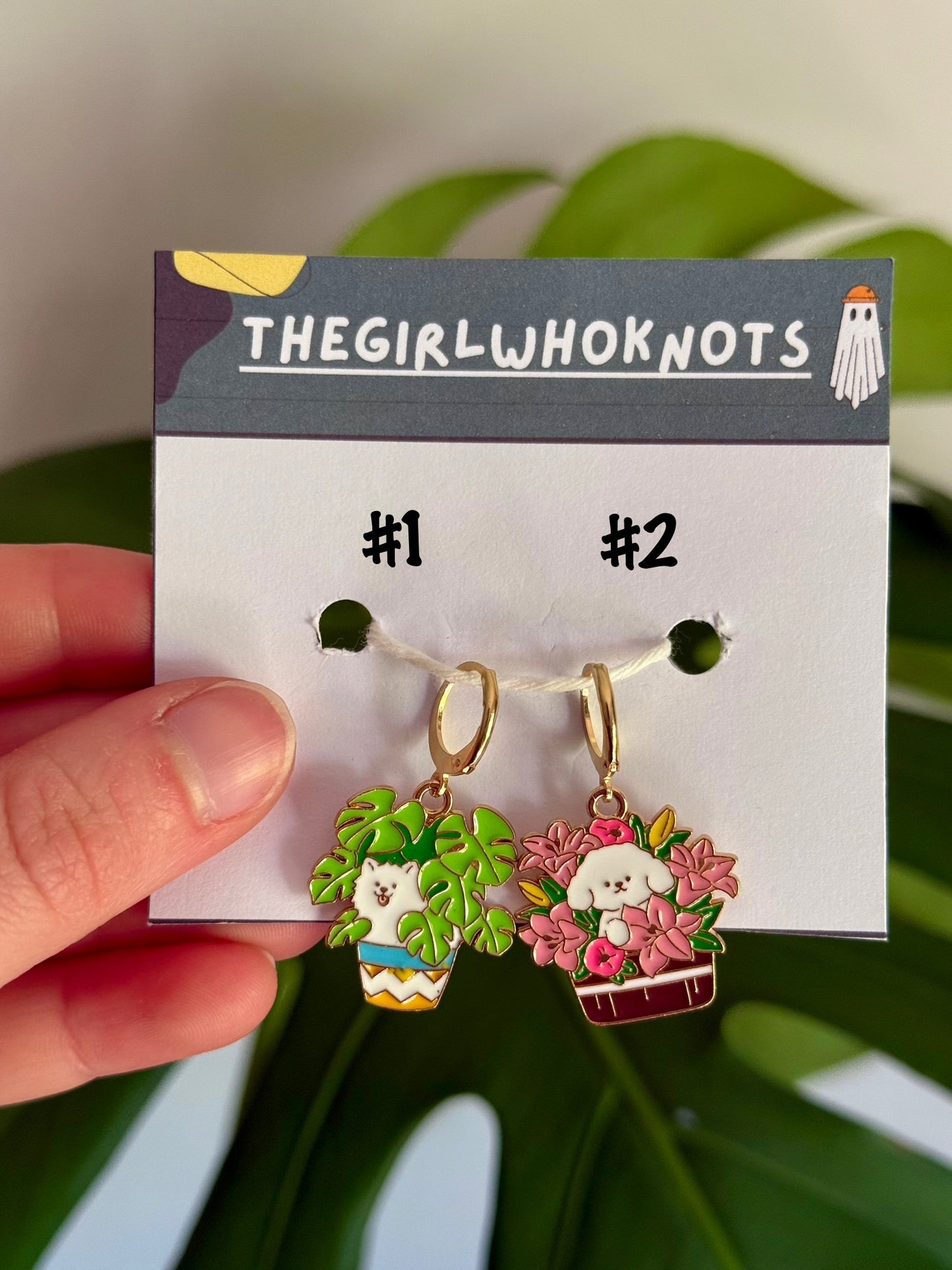 Pup Plant Stitch Markers