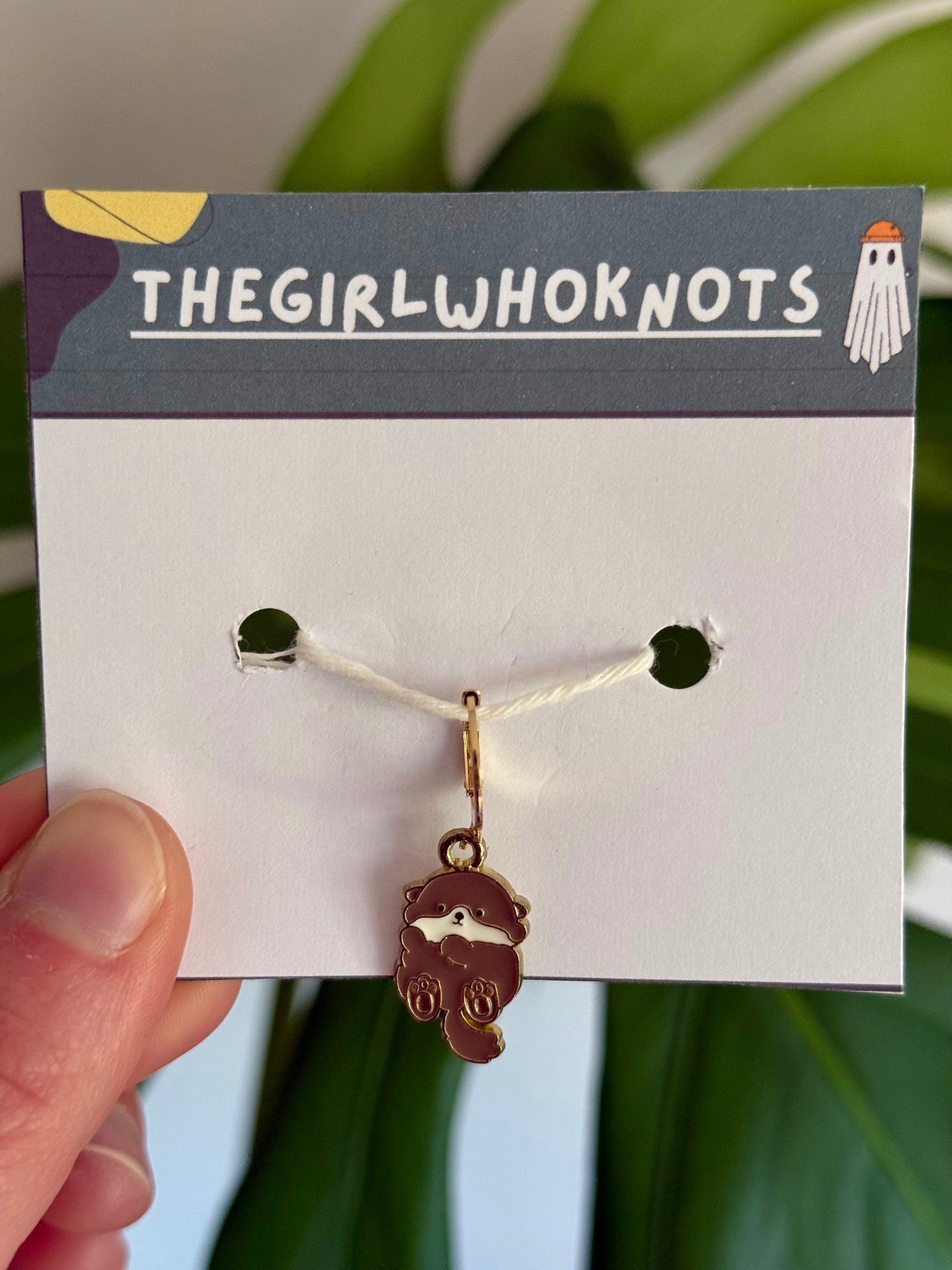 Otter Stitch Markers