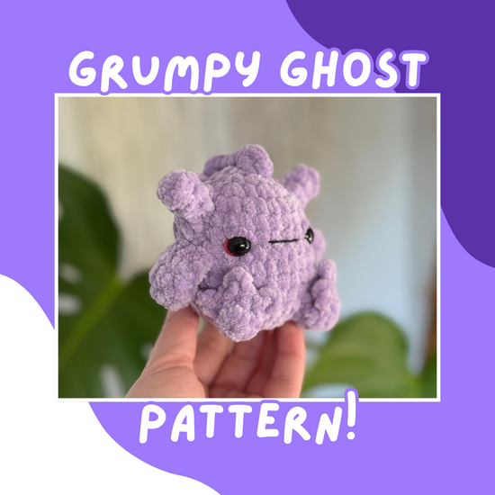 Grumpy Ghost Pattern PDF – TheGirlWhoKnots
